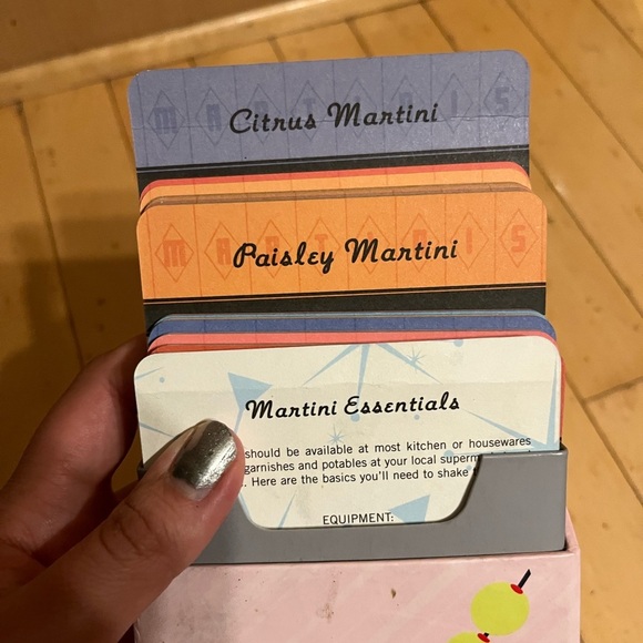 Martini Recipe Card Deck Cocktail Recipes - Picture 3 of 3